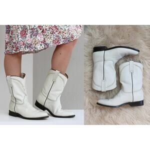 1980's Vintage Rancho Leather Boots ~ Men's 10 to 10-1/2 Women's 11-1/2 to 12